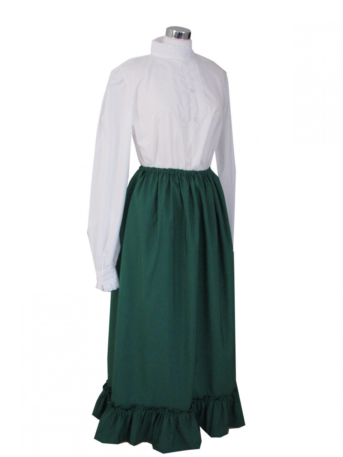 Ladies Victorian Carol Singer School Mistress Costume Size 14 - 16 Image